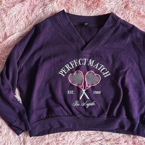 Pacsun 'perfect match' cropped sweatshirt